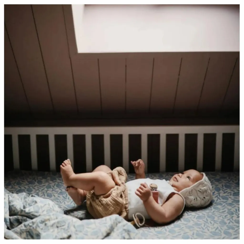 Mushie Gigoteuses, Tours De Lit|Gigoteuses, Emmaillotage|Lange d'emmaillotage Blue Flowers |