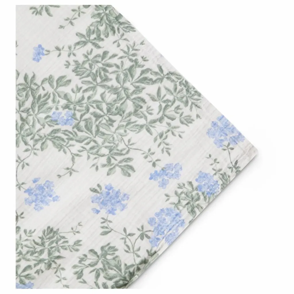 garbo&friends Lange d'emmaillotage Plumbago en coton bio | Bleu Hot