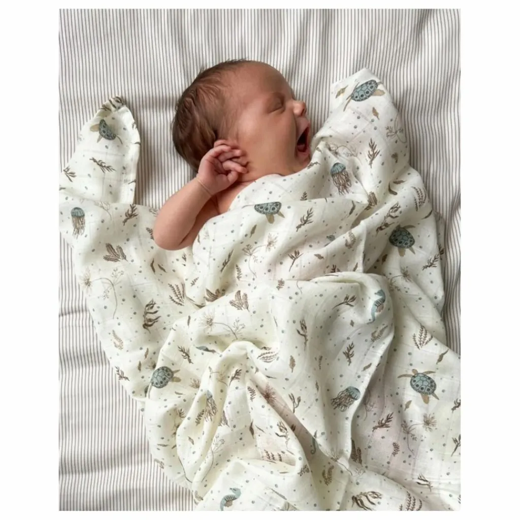 Cam Cam Lange d'emmaillotage Sea Garden |