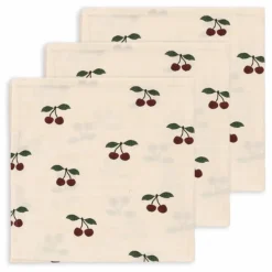 Konges Sløjd Langes en coton bio Cherry - Set de 3 |