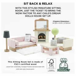 Le Toy Van Le Salon de Daisy Lane Multicolore