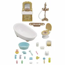 Sylvanian Families Maisons De Poupées|Le set salle de bain