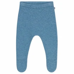 Petit Bateau Legging Avec Pieds Maille Laine | Bleu Outlet