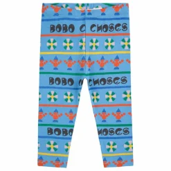 Sale Bobo Choses Legging Bobo Coton Bio | Bleu