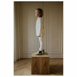 Yuki Legging Côtelé Coton Bio | Ecru Clearance