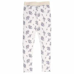 Online the new society Legging Côtelé Fleuri | Beige