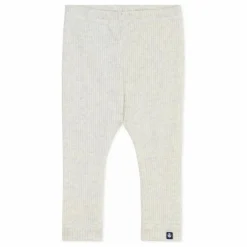 Petit Bateau Legging Côtelé Logo | Beige chiné Outlet