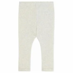 Petit Bateau Legging Côtelé Logo | Beige chiné Outlet