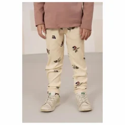 Best Studio Bohème Legging Côtelé Rom-Pom Mûres Coton Bio | Ecru