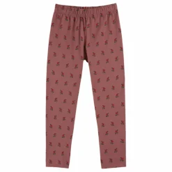 Emile et Ida Legging Fleuri Coton Bio | Violine