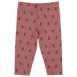 Emile et Ida Legging Fleuri Coton Bio | Violine