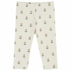 Best Emile et Ida Legging Fleurs Douce | Ecru