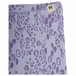 Mini Rodini Legging Léopard Coton Bio | Mauve