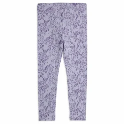 Mini Rodini Legging Léopard Coton Bio | Mauve