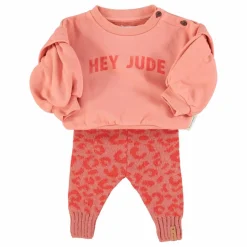 New Piupiuchick Legging Léopard Laine | Rose