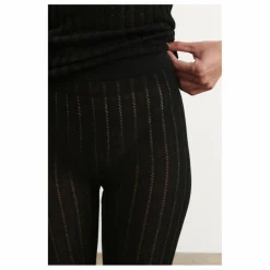 FUB Legging Pointelle Laine Mérinos - Collection Femme | Noir Online