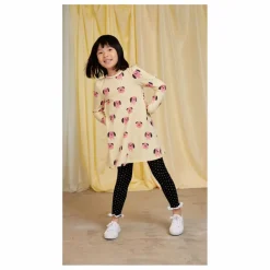 Sale Mini Rodini Legging Pois Coton Bio | Noir