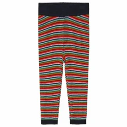 Outlet FUB Legging Rayé Laine de Mérinos Bébé | Bleu marine