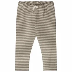 Gray Label Legging Rayures Coton Bio | Brun kaki