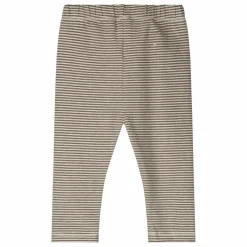 Gray Label Legging Rayures Coton Bio | Brun kaki