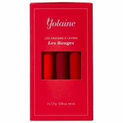 Online YOLAINE Les Crayons à lèvres - - Set de 3 Les rouges