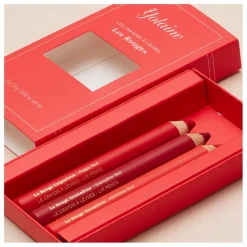 Online YOLAINE Les Crayons à lèvres - - Set de 3 Les rouges