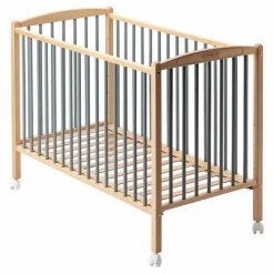 Clearance Combelle Lit bébé Arthur 70x140 cm | Bleu gris