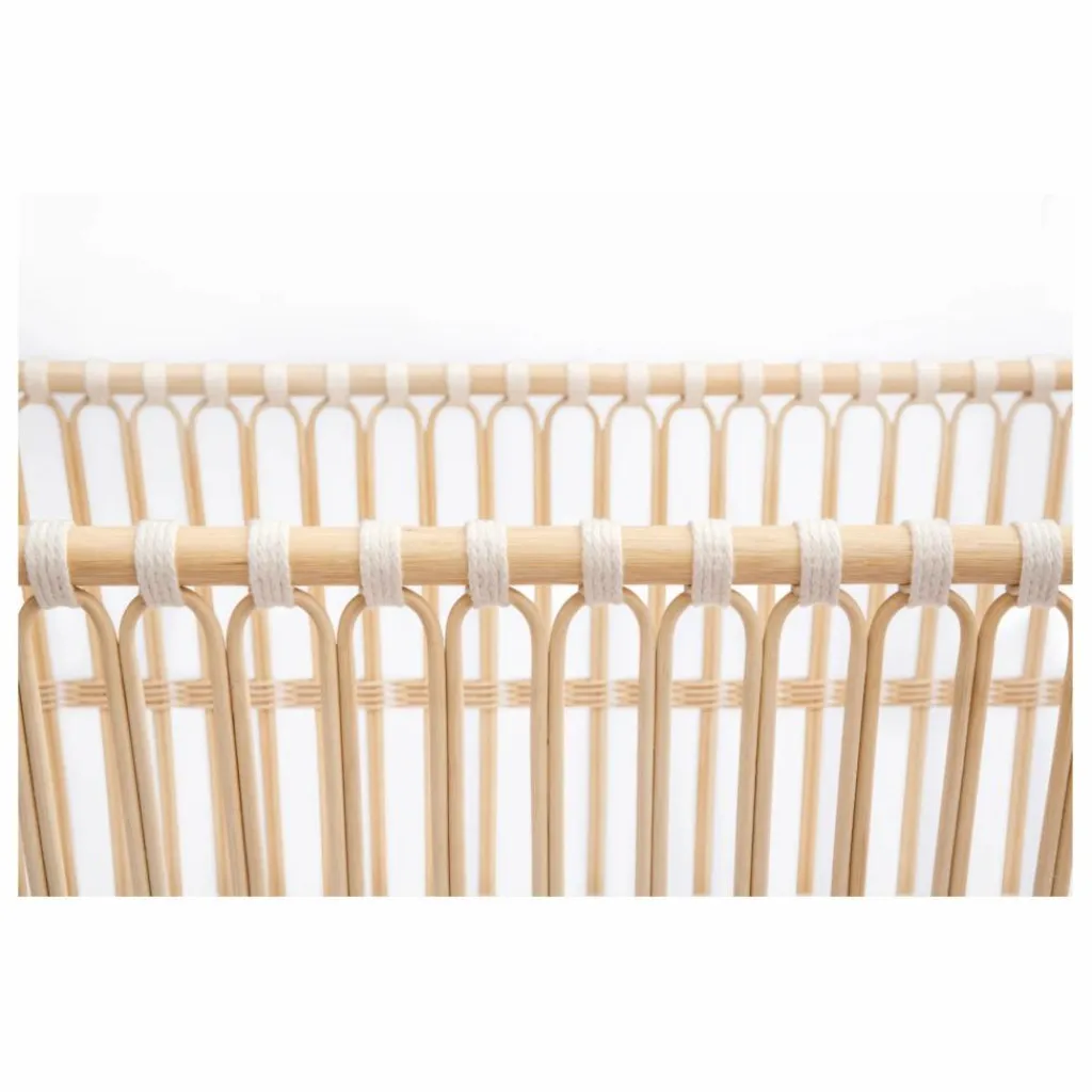 Bermbach Handcrafted Lits À Barreaux|Lits Bébé|Lit bébé Frederick en rotin - Liens coton