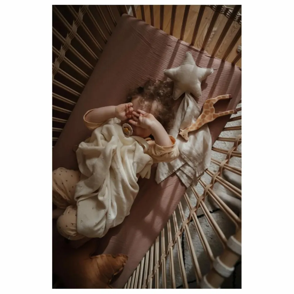 Bermbach Handcrafted Lits À Barreaux|Lits Bébé|Lit bébé Frederick en rotin - Liens coton