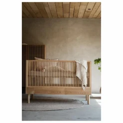 Quax Lit bébé Hai No Ki 70x140 cm Naturel Discount