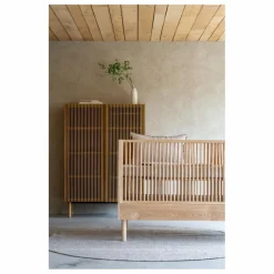 Quax Lit bébé Hai No Ki 70x140 cm Naturel Discount