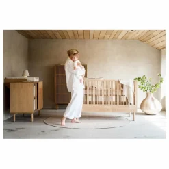 Quax Lit bébé Hai No Ki 70x140 cm Naturel Discount