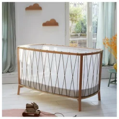 Outlet Charlie Crane Lit bébé évolutif Kimi | Beige