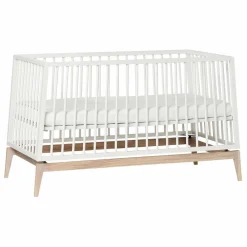 Outlet Leander Lit bébé évolutif Luna chêne | Blanc