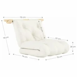 Clearance Karup Design Lit d'appoint Hooked 75x200 cm | Vert olive