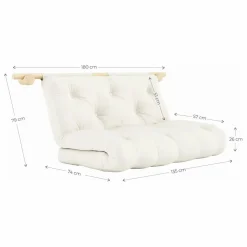 Karup Design Lit d'appoint Hooked 135x200 cm |