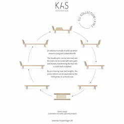 KAS Kopenhagen Lit junior Eli | Chêne clair Discount