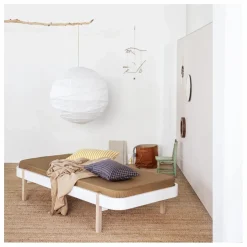 Enfant Oliver Furniture Lit Wood Lounger 90x200 cm en |