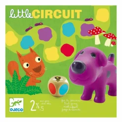 Djeco Little circuit - Jeu de parcours Multicolore Clearance