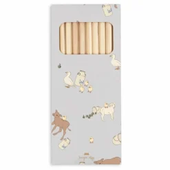 Konges Sløjd Livre de coloriage et crayons de couleurs Farm |