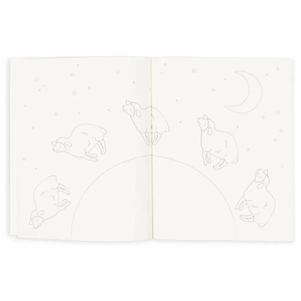 Konges Sløjd Livre de coloriage et crayons de couleurs Farm |