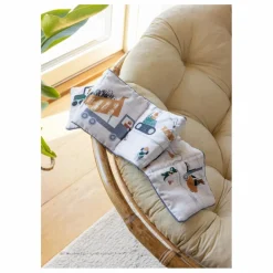 Sebra Livre doudou Builders Multicolore