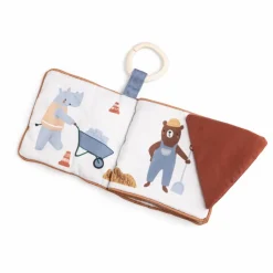 New Sebra Livre doudou d'activités Builders Multicolore