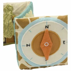 Fabelab Doudous, Peluches|Doudous Et Peluches|Livre en tissu - Safari