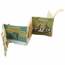 Fabelab Doudous, Peluches|Doudous Et Peluches|Livre en tissu - Safari