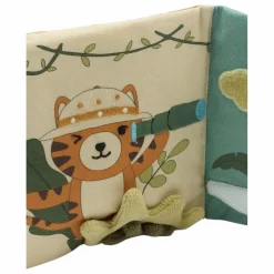 Fabelab Doudous, Peluches|Doudous Et Peluches|Livre en tissu - Safari