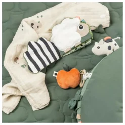 Hot Done by deer Livre en tissu Tiny Farm Multicolore