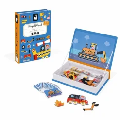 Janod Livre magnétique Bolides Magnéti'book - 50 magnets