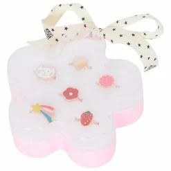Enfant Bonton Bijoux, Montres|Accessoires De Mode|Lot 5 Bagues Fleurs |