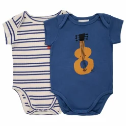 Bobo Choses Lot 2 Bodies Coton Bio Guitare |